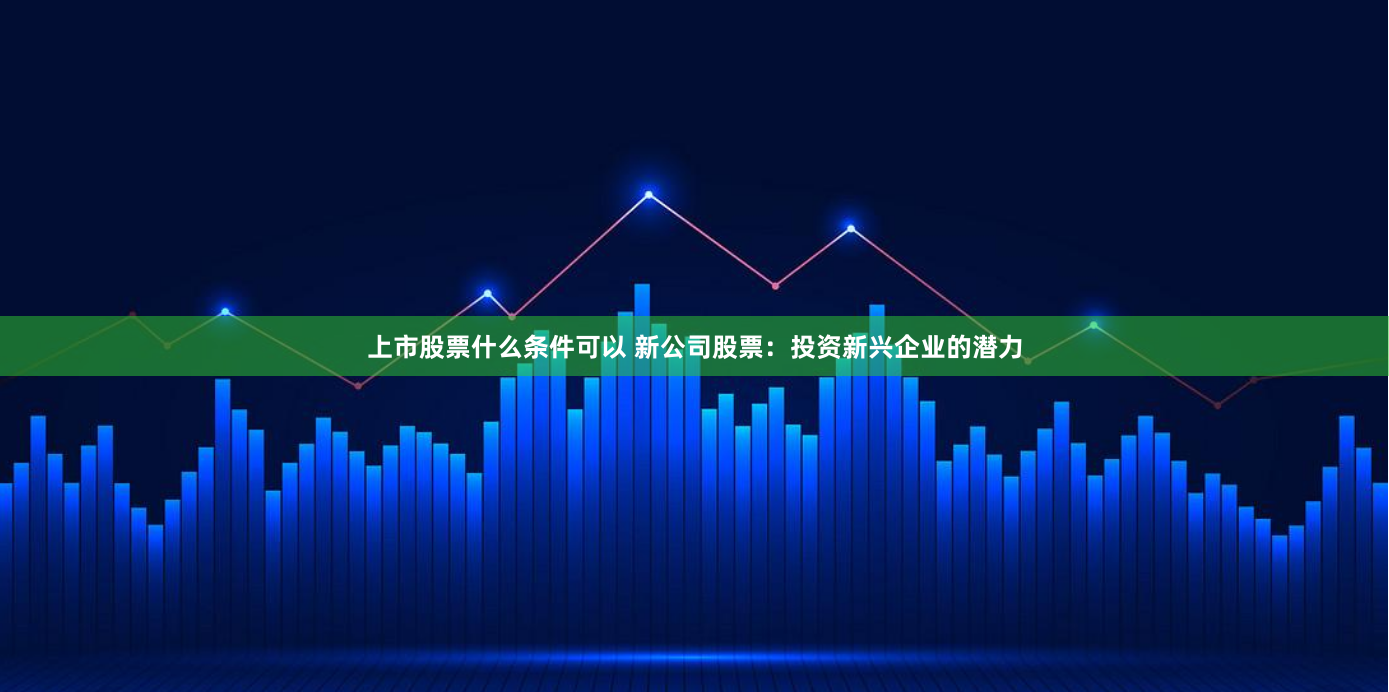 上市股票什么条件可以 新公司股票：投资新兴企业的潜力